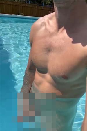 Let’s touch other in my pool, man on man Westbrook, Maine