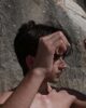 Daring nudist soaking up the rare sun in Astoria, Oregon